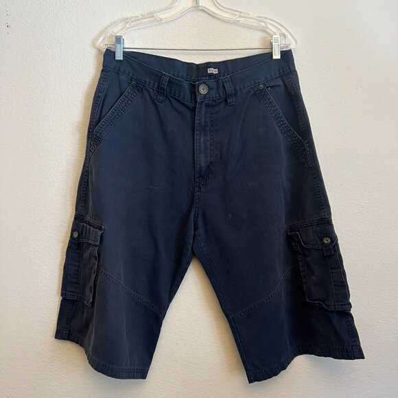 Hype Navy Blue Cargo Shorts – Size 32 - Picture 1 of 7